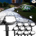 Solar Spot Lights Outdoor IP67 Waterproof 10 Pack, 63 LED 3 Modes Solar by Unknown