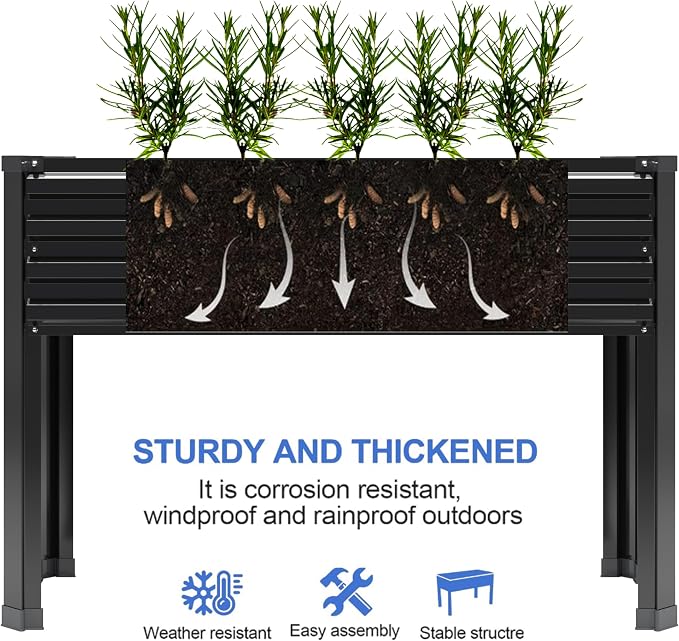 2PCS Galvanized Raised Garden Bed - Image 8