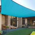LOVE STORY Custom Size 5'x10' Turquoise Blue Sun Shade Sail Rectangle UV Block by LOVESTORY