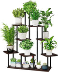 AZERPIAN Plant Stand 9 Tier Indoor Metal Flower Shelf by AZERPIAN