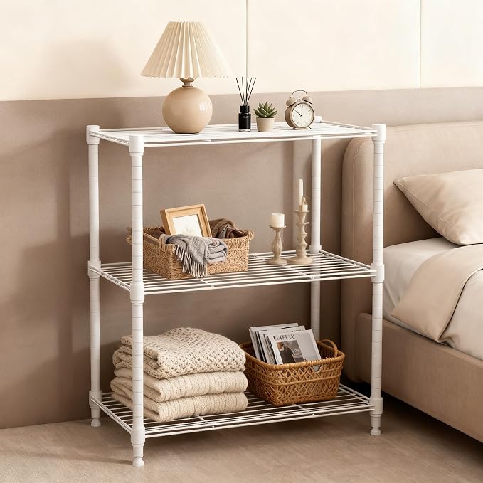 450 lbs Wire Storage Shelving 3-Tier Utility Shelving Unit Steel Organizer Wire - Image 7