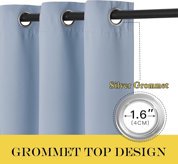 NICETOWN Blackout Curtains 63 inches Long - Image 6