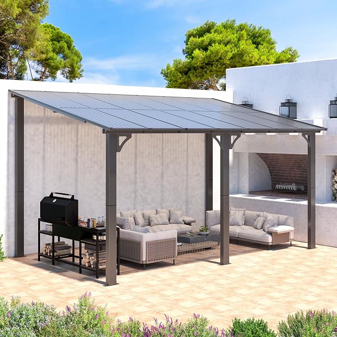 AECOJOY 14' x 8' Gazebo Outdoor Pergola - Image 4