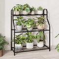 Plant Stand Outdoor 3 Tier Plant Stand Metal Plant Stands Waterproof Plant by Gentingbro