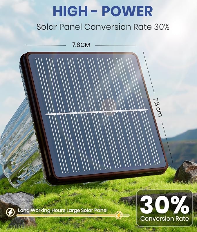 Super Bright Solar Pathway Lights Outdoor Powered, Adjustable Warm&Cool White - Image 2