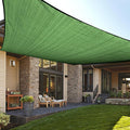 LOVE STORY Custom Size 7'x12' Piquant Green Sun Shade Sail Rectangle UV Block by LOVESTORY