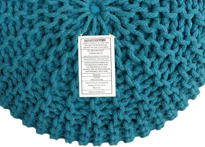 COTTON CRAFT Round Pouf - Image 9