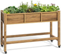 YITAHOME Raised Garden Bed HDPE, Elevated Planter Box by YITAHOME