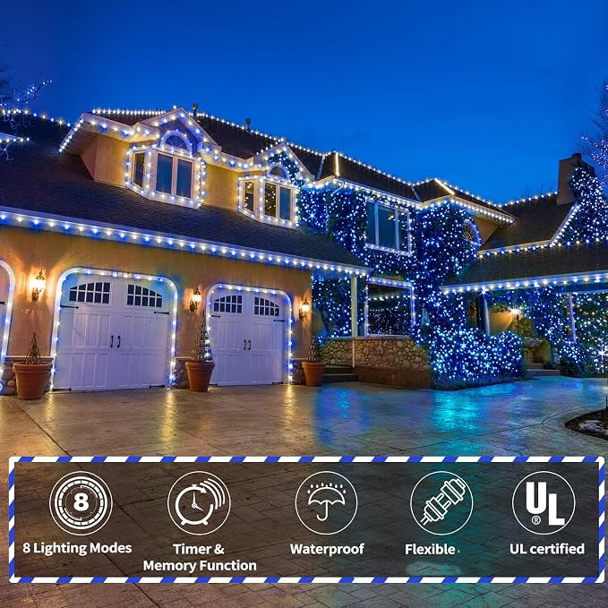 200ft LED Rope Lights Outdoor, 1440 LED Flexible Tube Lights - Image 2