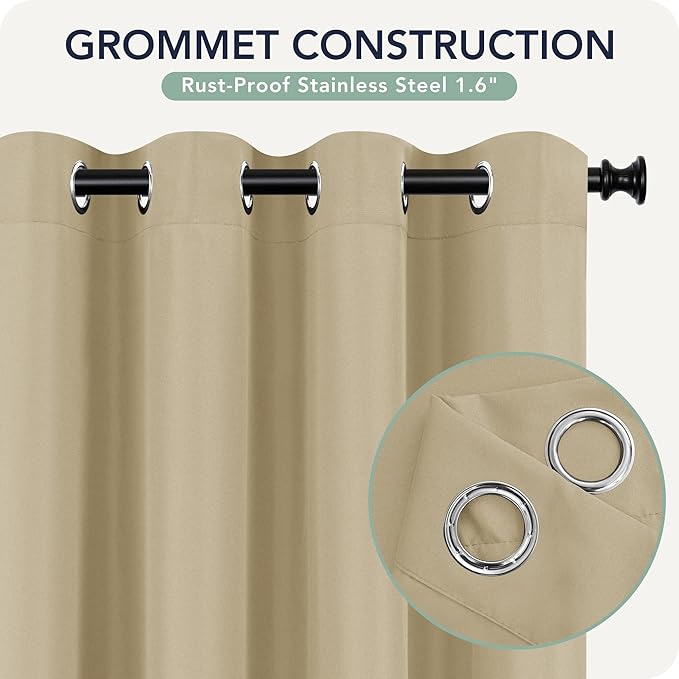 Patio Curtains Outdoor Waterproof 6 Panels - Image 5