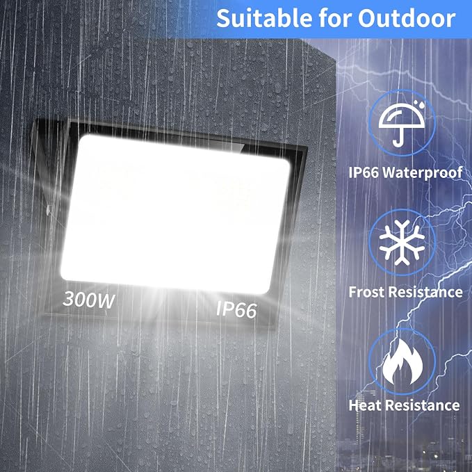 300W LED Flood Light Outdoor - Image 4