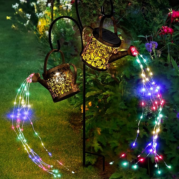 Merear Solar Watering Can Lights Outdoor by MerearDecoration