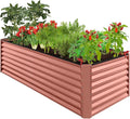 Best Choice Products 8x4x2ft Outdoor Metal Raised Garden Bed, Deep Root Planter by BestChoiceProducts