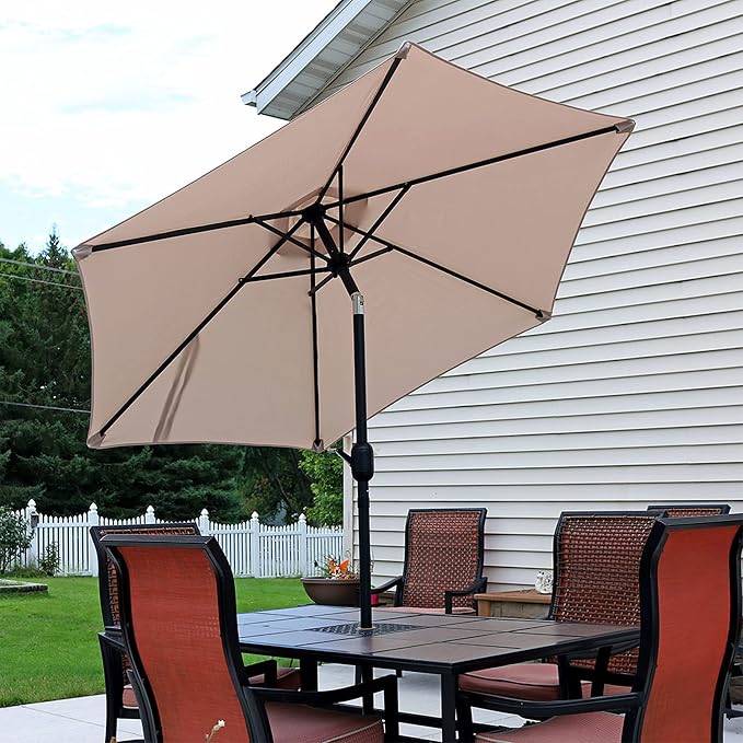 Sunnydaze Outdoor Patio Umbrella - Image 7