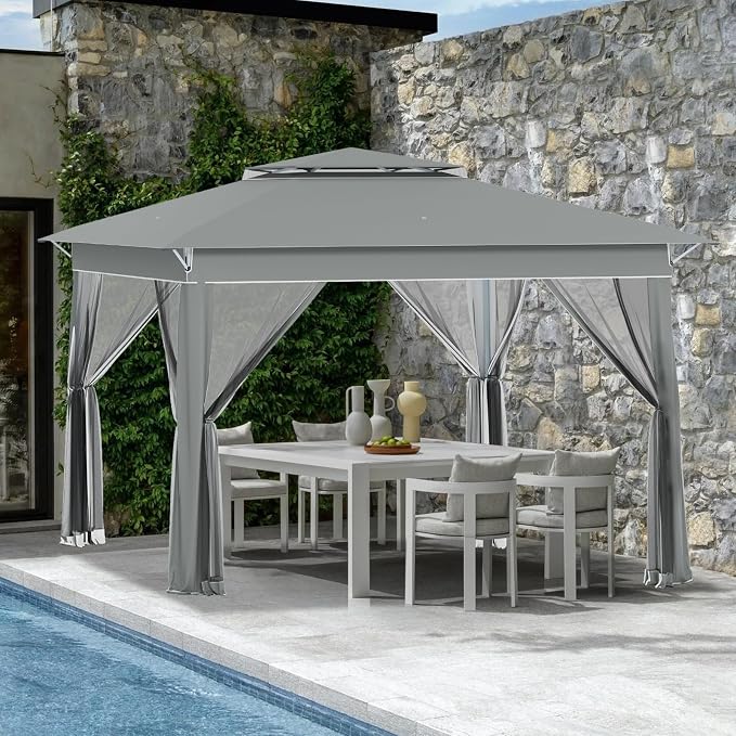 ECOTOUGE 11FT Pop Up Gazebo, Canopy Tent - Image 7