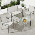 Best Choice Products 4-Piece Outdoor Textilene Patio Conversation Set, Backyard by BestChoiceProducts