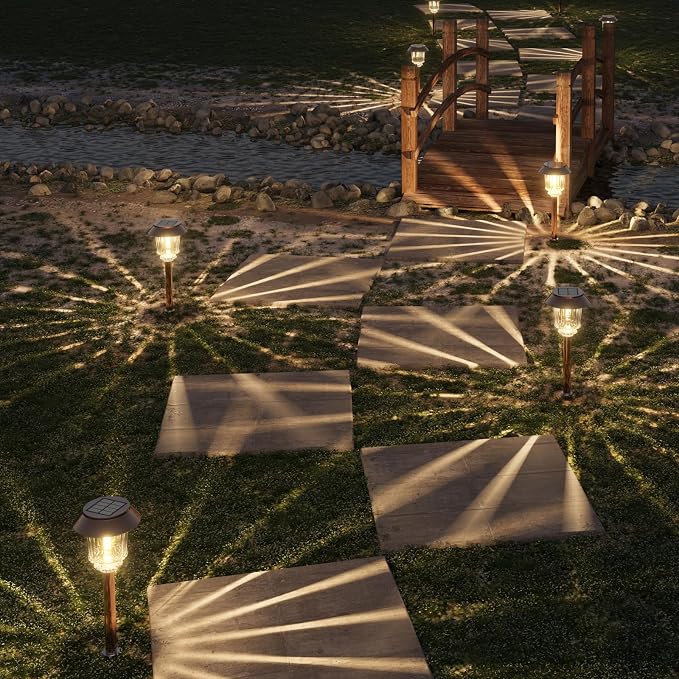 XMCOSY+ Solar Pathway Lights Outdoor - Image 9