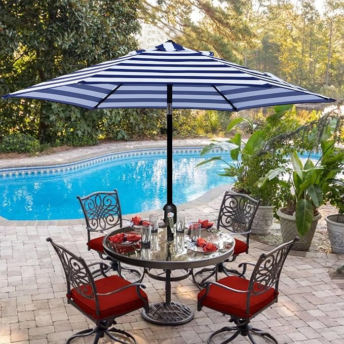 Blissun 7.5 ft Patio Umbrella, Yard Umbrella, Outdoor Market Umbrella - Image 7
