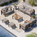 Aluminum Outdoor Patio Furniture Set by Oasbira