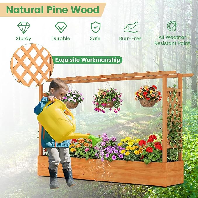 Giantex 2 Pcs Raised Garden Bed - Image 8