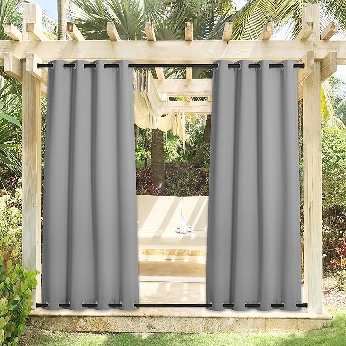 NICETOWN Outdoor Curtains Sunblock - Image 2