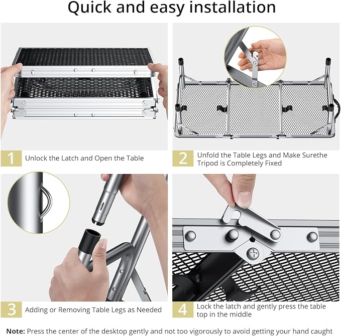 Anbte 3ft Folding Grill Table - Image 9