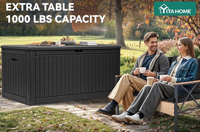 YITAHOME 260 Gallon Large Deck Box - Image 7