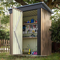 Devoko Outdoor Storage Shed 5 x 3 FT Lockable Metal Garden Shed Steel by DEVOKO