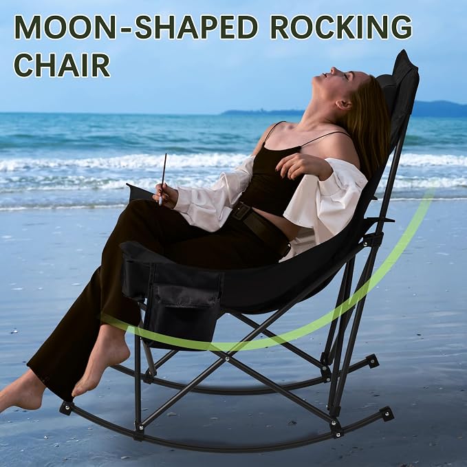Oversized Rocking Camping Chair - Image 6