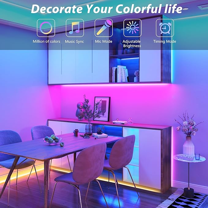 Outdoor Led Strip Lights Waterproof 198ft, Ip65 Outside Led Light Strip - Image 4