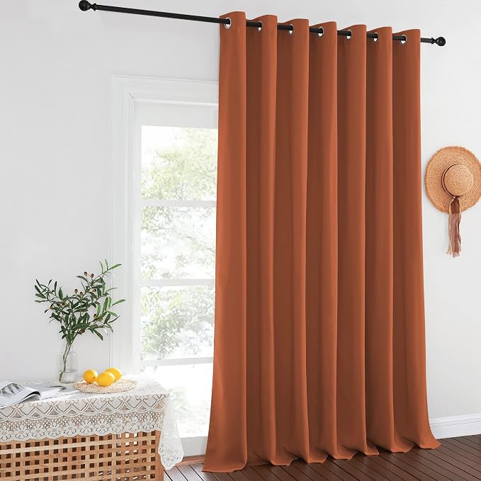 NICETOWN Burnt Orange Blackout Curtains - Image 8