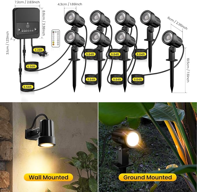 LED Landscape Lighting Kit Outdoor Landscape Lights - Image 7