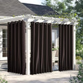 NICETOWN 2 Panels Weighted Outdoor Curtains by NICETOWN