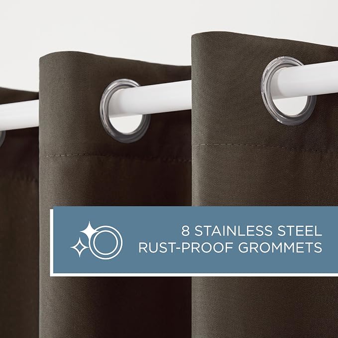 TOWN & COUNTRY ΒASICS Cabana Solid Heavyweight Indoor Outdoor Curtains - Image 10
