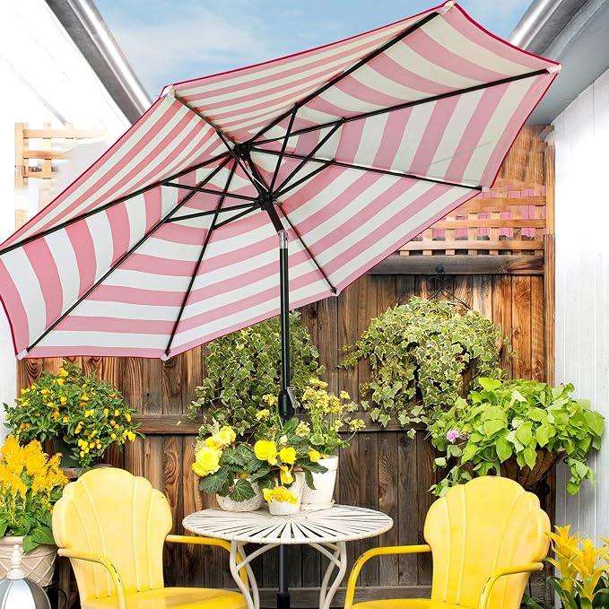 Sunnyglade 9' Patio Umbrella Outdoor Table Umbrella - Image 6