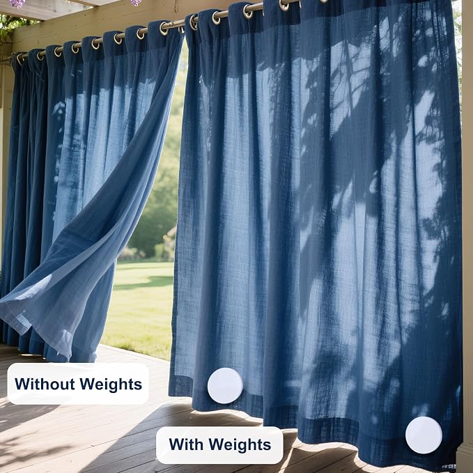 2LB Heavy Duty Outdoor Curtain Weights, Strong Magnetic Gazebo Curtain Weights - Image 6