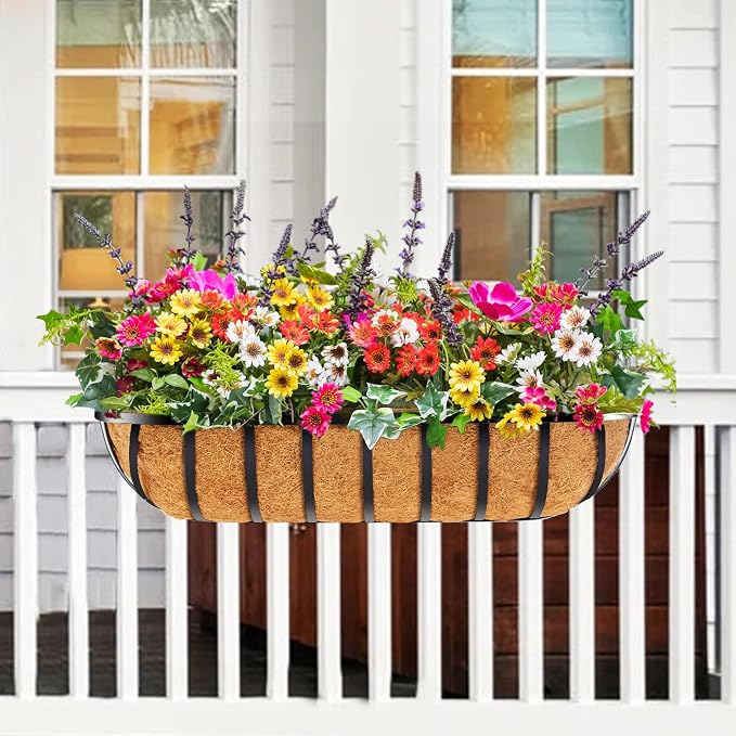 4pcs 30" Window Box Deck Railing Planter - Image 3
