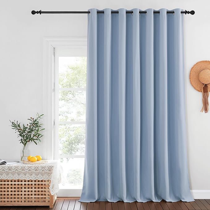 NICETOWN Patio Door Curtain Sound Blocking, Bedroom Privacy Room Divider Curtain by NICETOWN