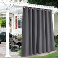 RYB HOME Pergola Curtains Outdoor Water Repellent, Sunlight Vertical Blind by RYBHOME