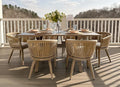 PURPLE LEAF 7 Pieces Outdoor Dining Set by PURPLELEAF
