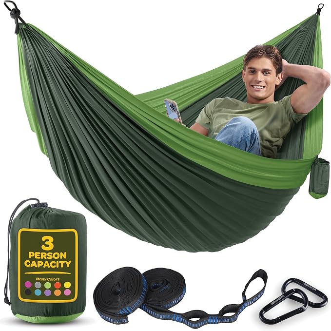 Durable Hammock 550 lb Capacity, Nylon Camping Hammock Chair by Sewanta