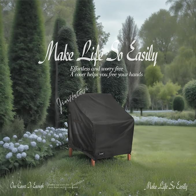 JinHrtoyi Outdoor Chair Covers 2 Pack, 30Wx34Dx38H inches Patio Chair Cover - Image 7