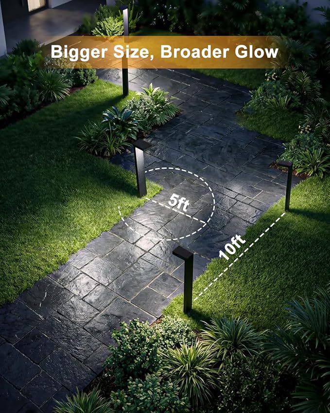 Low Voltage Landscape Lights, 8 Pack Outdoor LED Pathway Light, Wired Path - Image 8
