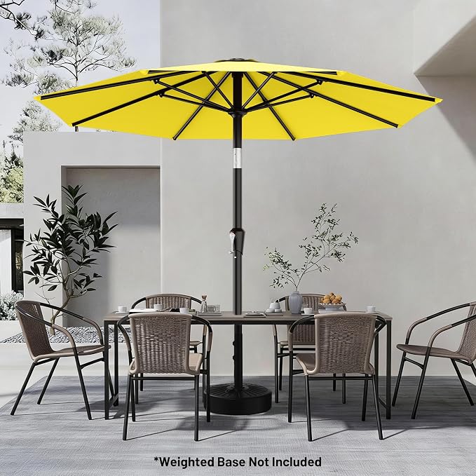 AreShark 9 FT Patio Umbrella for Outdoor, Outdoor Table Umbrella - Image 6