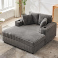 GarveeHome 60-inch Oversized Chaise Lounge Chair Indoor, Comfy Corduroy Lounge by GarveeHome