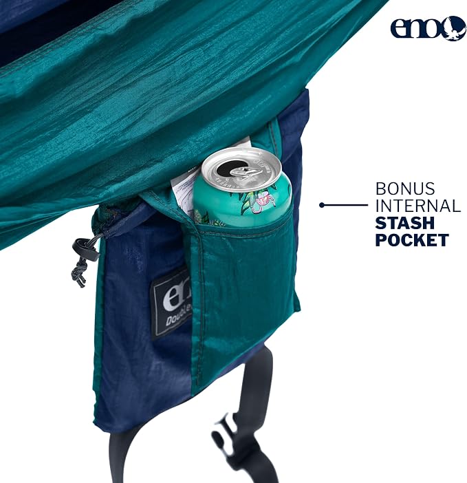 ENO, Eagles Nest Outfitters DoubleNest Lightweight Camping Hammock, 1 to 2 - Image 3