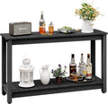 Outdoor Console Table, 440LBS Weight Capacity, 2-Tier Multifunctional Buffet by LAHAAP