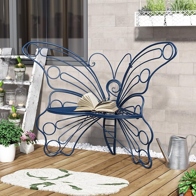 50 Inches Outdoor Bench, Garden Bench - Image 6
