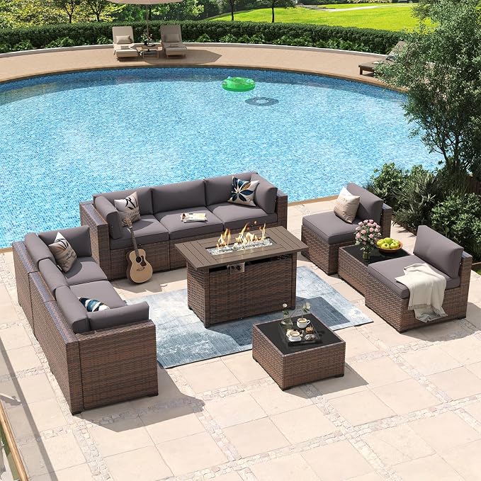 Aoxun 11 Piece Patio Furniture Set by Aoxun