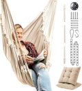 Hanging Hammock Chair Swing – Hanging Chair Outdoor & Indoor by EXTIRIO